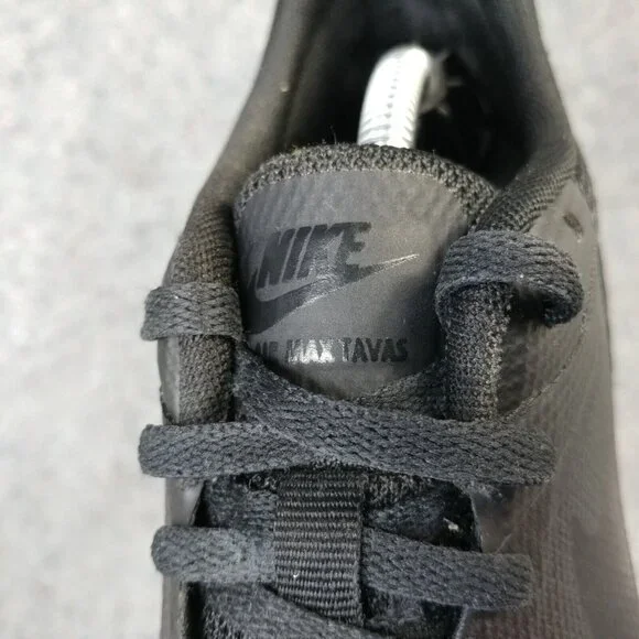 Nike Air Max Tavas Boys 7Y Running Shoes Sneakers Low Top Black 814443-005 - Picture 6 of 10